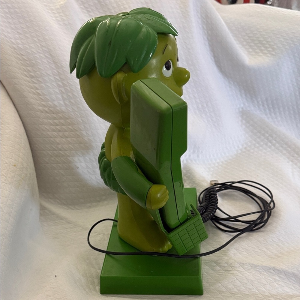 Rare Vintage 1984 Pillsbury Jolly Green Giant Little Sprout Touch Tone Phone - Picture 4 of 10